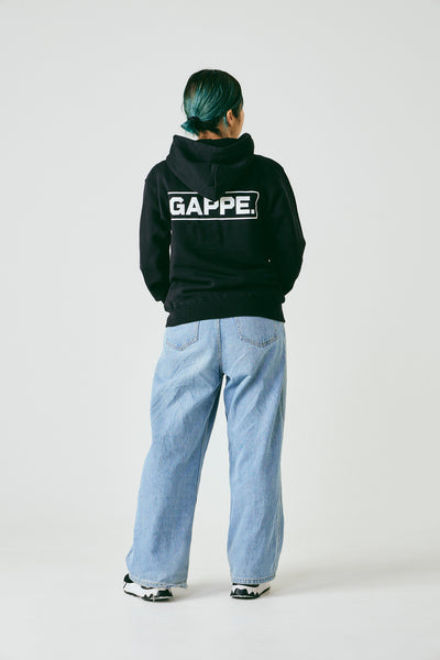 GAPPE ジップアップパーカー 黒