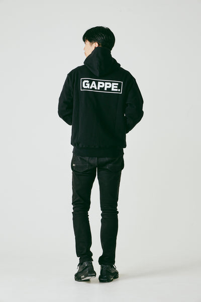 GAPPE ジップアップパーカー 黒