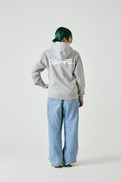 GAPPE ジップアップパーカー グレー