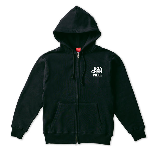 GAPPE ジップアップパーカー 黒