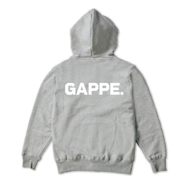 GAPPE ジップアップパーカー グレー