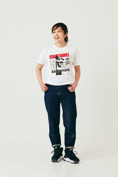 5th Anniversary EGA-CHANNEL Tシャツ 白