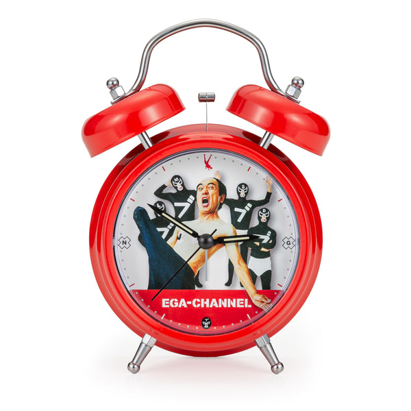 エガちゃんねる目覚まし時計 赤