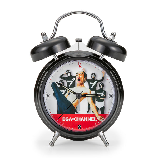 エガちゃんねる目覚まし時計 黒