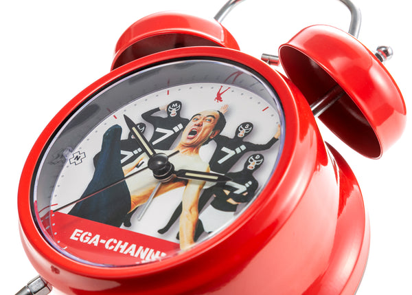 エガちゃんねる目覚まし時計 赤