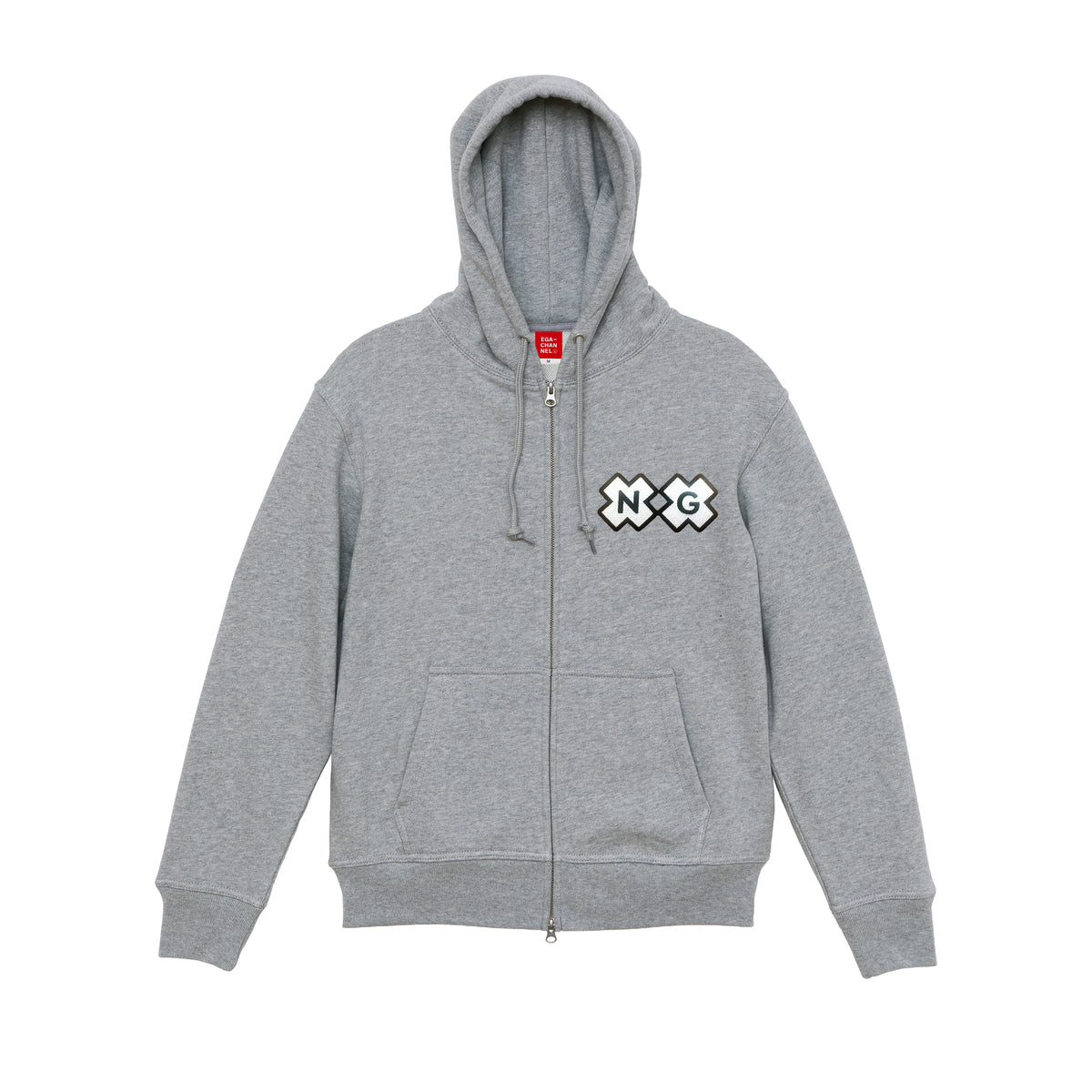 NGジップアップパーカー グレー – エガちゃんねるSHOP