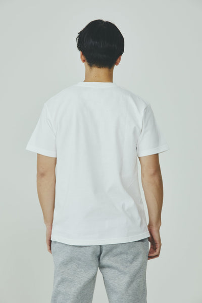 EGA-CHANNELロゴTシャツ 白