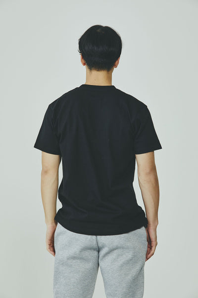 EGA-CHANNELロゴTシャツ 黒