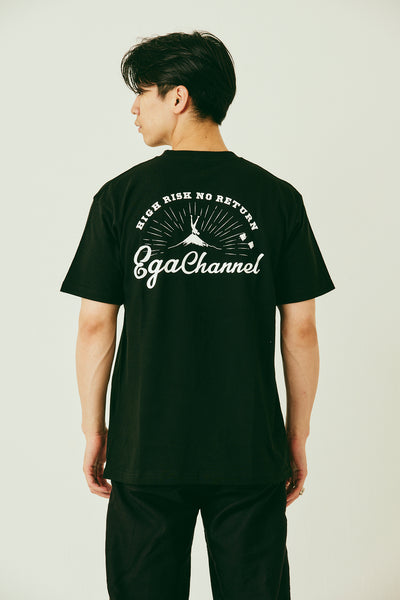 EGA-CHANNEL Mt.fuji　Tシャツ　黒