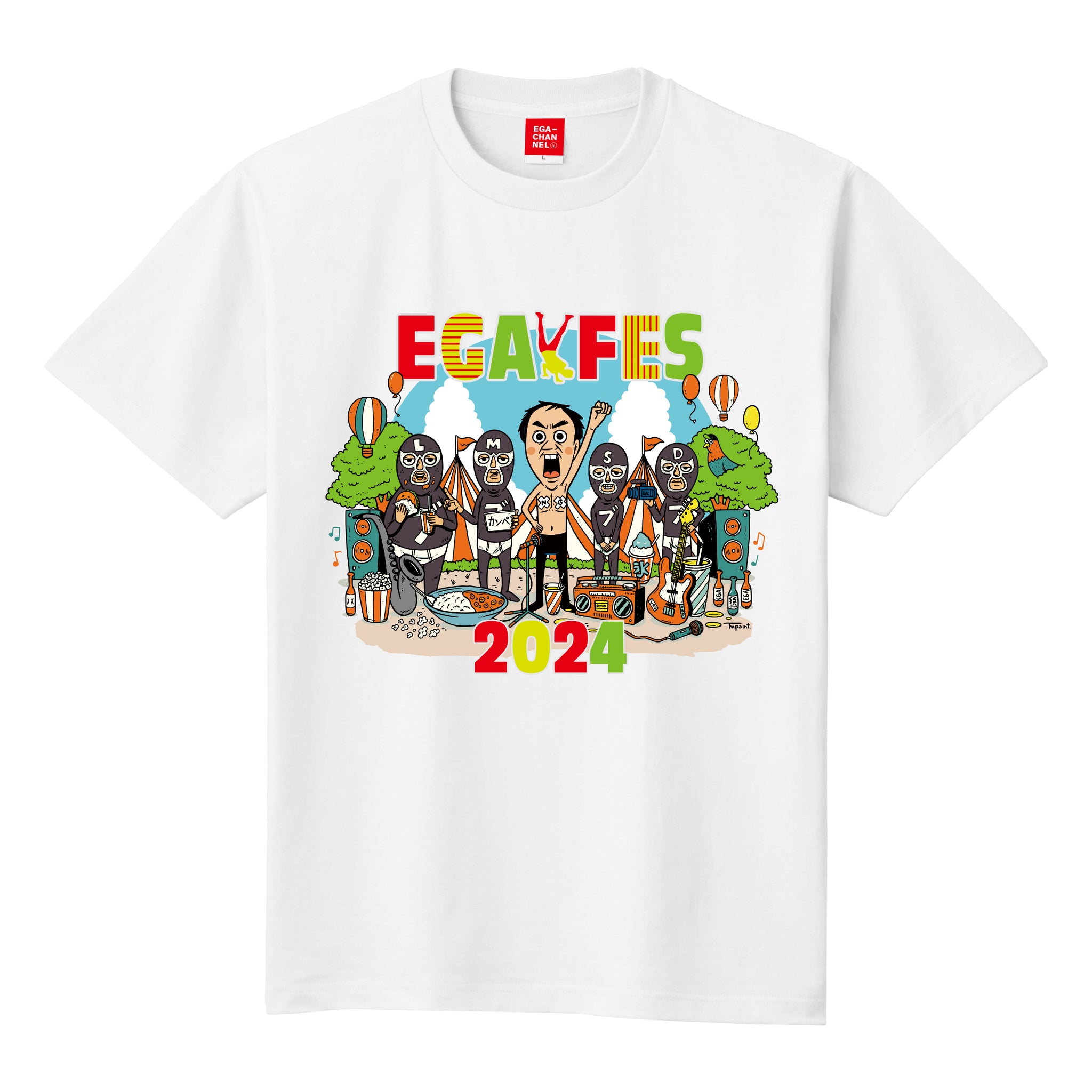 エガフェス Tシャツ　白