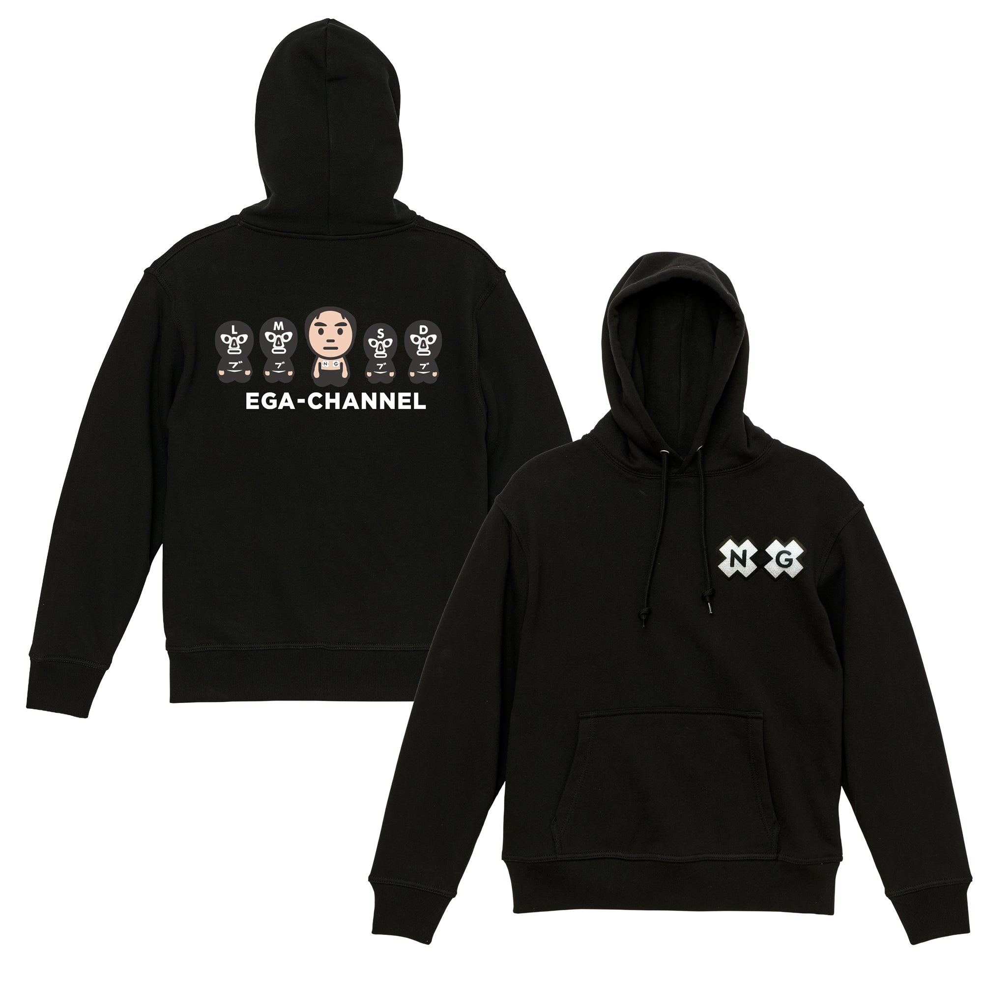 NGワッペンプルオーバー　黒