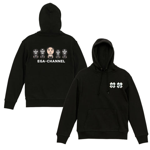 NGワッペンプルオーバー　黒