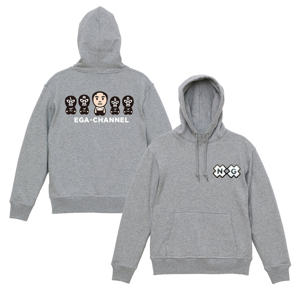 NGワッペンプルオーバー　グレー