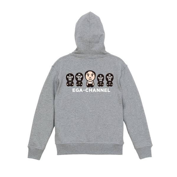 NGワッペンプルオーバー　グレー